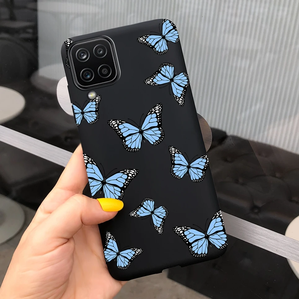 For Cover Samsung Galaxy A12 Case For Samsung A11 M11 Matte Back Silicone  Shockproof TPU Cover For Samsung A52 5G A 12 Fundas
