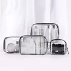 Прозрачная косметичка из ПВХ, водонепроницаемая сумка для хранения, дорожный органайзер, прозрачная косметичка, Женский органайзер для туалетных принадлежностей на молнии