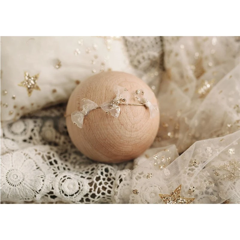 

Newborn Photography Props Mesh Yarn Blanket Baby Starry Swaddling Wrap Backdrop