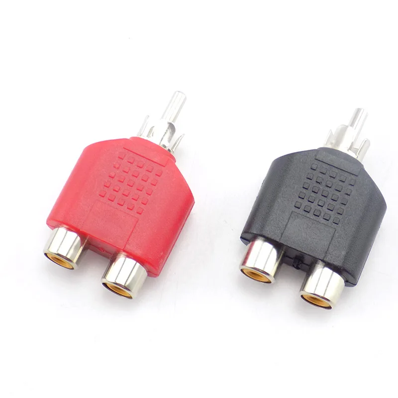 AV Jack RCA Male to Female Plug Video Converter Adapter DIY Audio Cable CCTV Camera Security System | Электроника