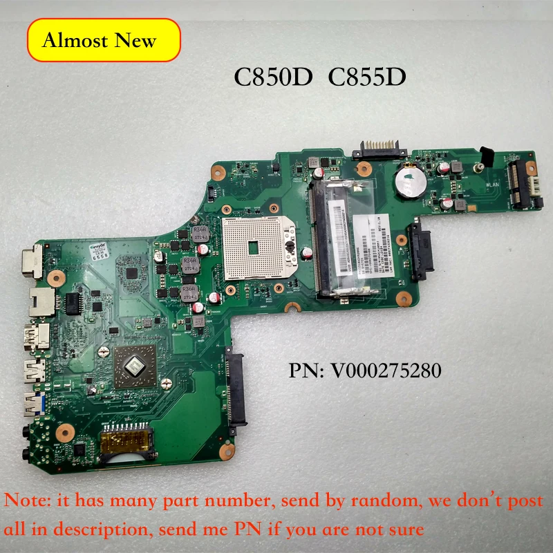 

V000275280 For Toshiba Satellite C850D C855D Laptop PC Motherboard