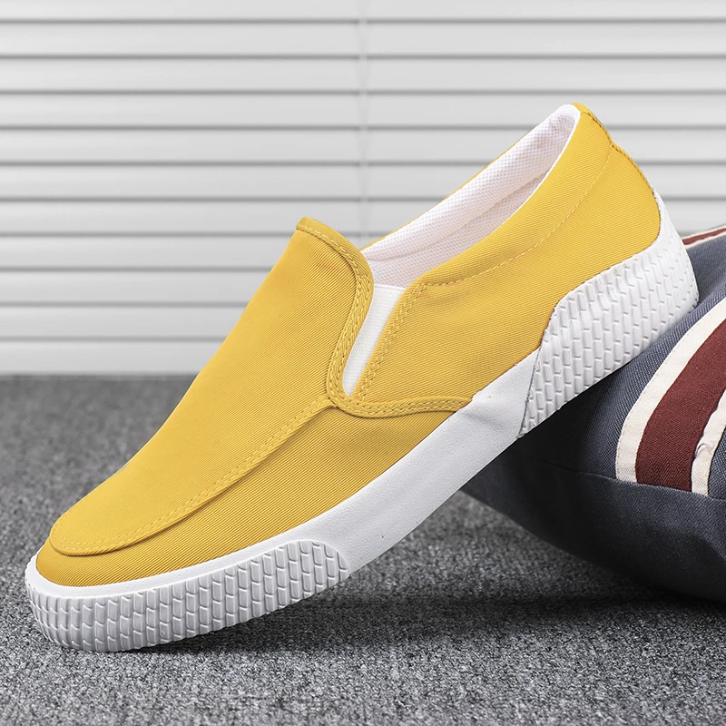Мужские холщовые Туфли-эспадрильи Повседневные слипоны дышащие лоферы
