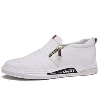 2021 spring and autumn mens business casual shoes comfortable breathable wear resistant and non slip leather small white shoe
