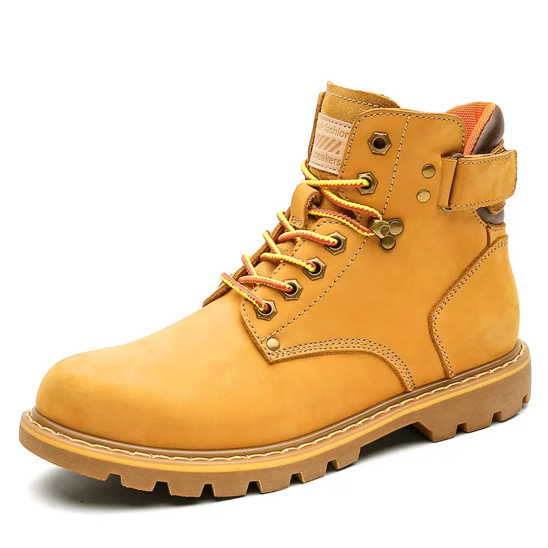 39 46 Зимняя обувь теплая Нескользящая 2019 Удобная зимняя мужская # NXZY1911|Ботинки| |