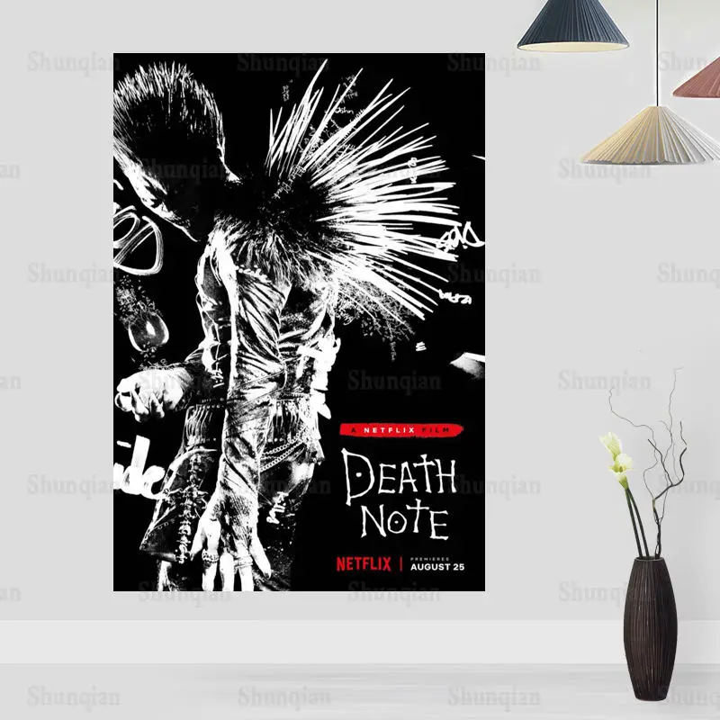 Новый плакат из аниме Death Note настенный ткани на холсте картина с принтом
