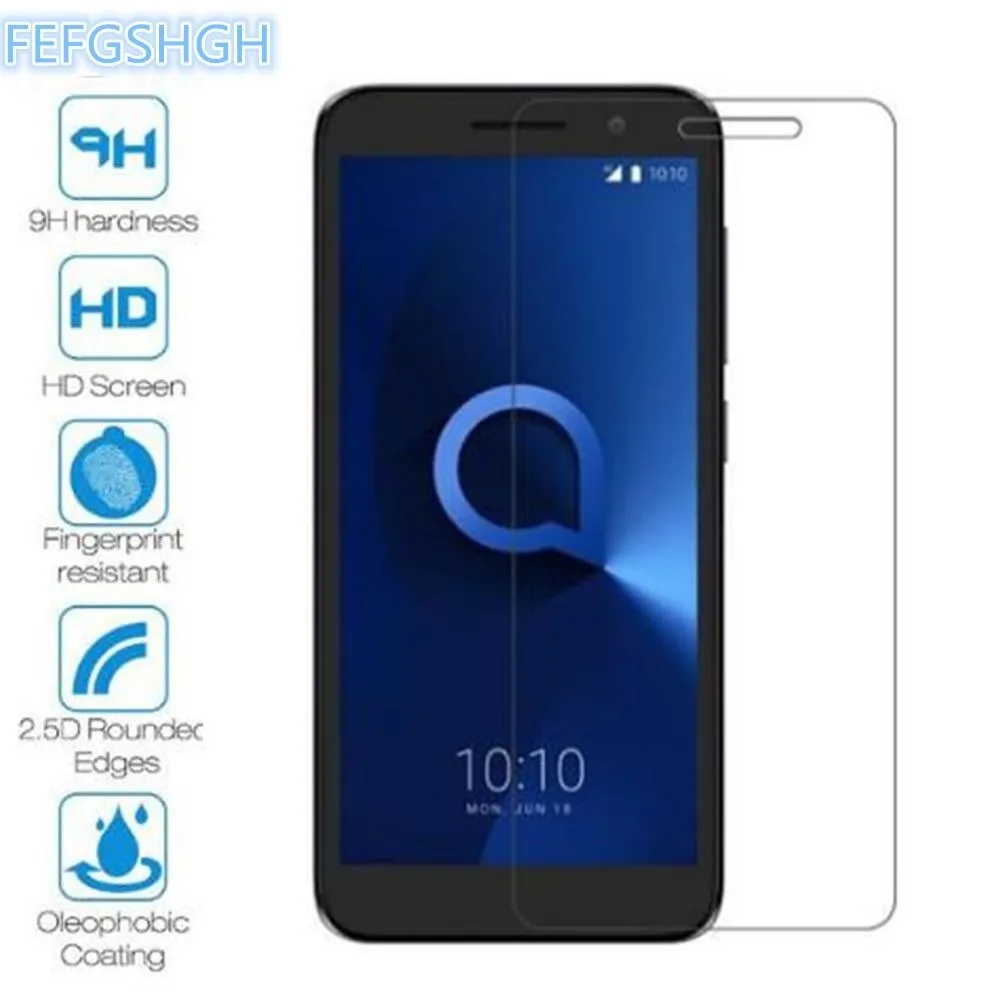 2 шт. закаленное стекло для Alcatel 1 5033D 2019 Взрывозащищенный протектор экрана 2018