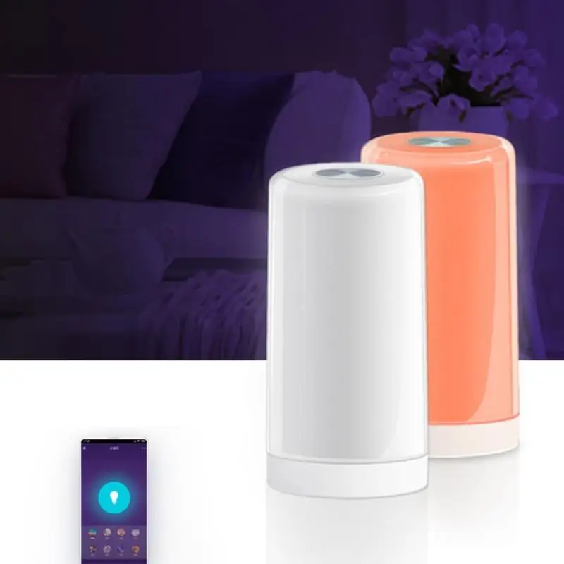 

Сенсорный ночник Tuya с Wi-Fi и USB-зарядкой, цветной мягкий ночной Светильник для спальни, праздника, украшение для дома, рождественские подарки