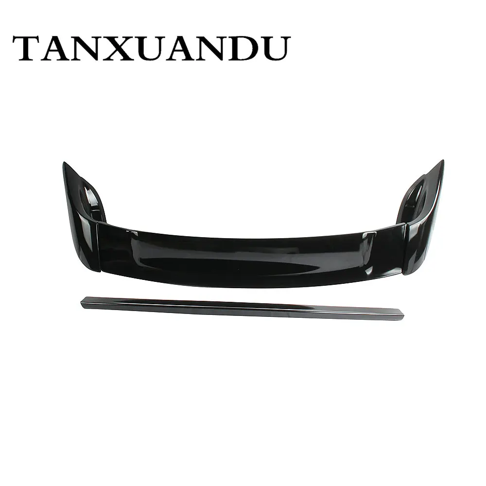 032610 Окрашенный черный блеск ABS задний багажник спойлер крыло двойной M U G E N RR