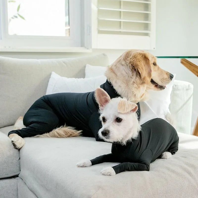 Рубашка для выздоровления собак костюм ухода за щенком боди с длинными рукавами