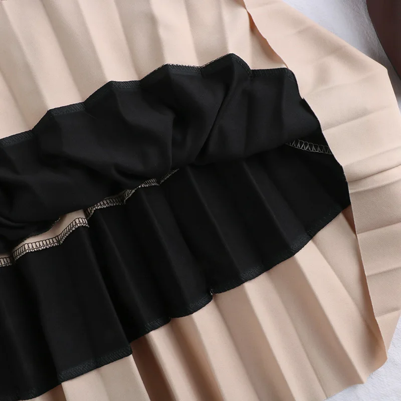 Женская юбка с высокой талией плиссированная тонкая юбка-Джокер весна-осень 113 |