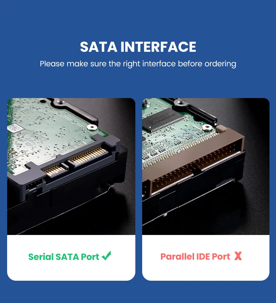 Ugreen HDD чехол 2,5 SATA для USB 3,0 адаптер жесткий диск Корпус для SSD диск HDD Box Тип C 3,1 чехол HD внешний HDD корпус