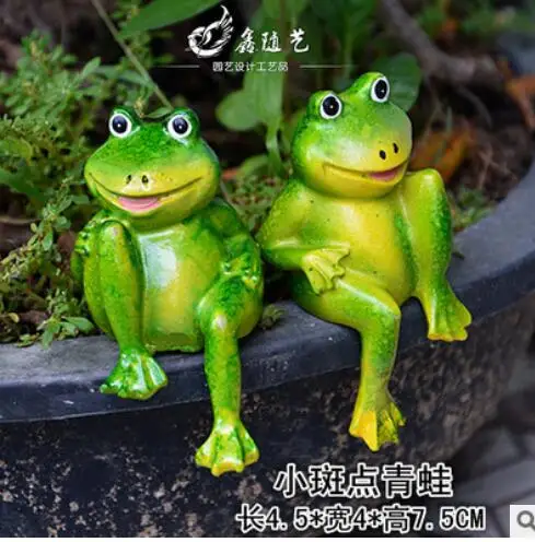 1 пара шлем-лягушка для украшения сада | Дом и сад