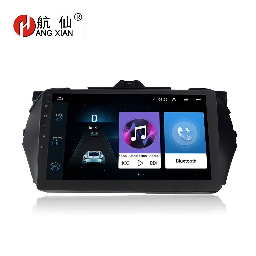 Автомагнитола HANG XIAN 9 &quot 4 ядра Android 8 1 для Suzuki CIAZ 2014 dvd плеер GPS навигация