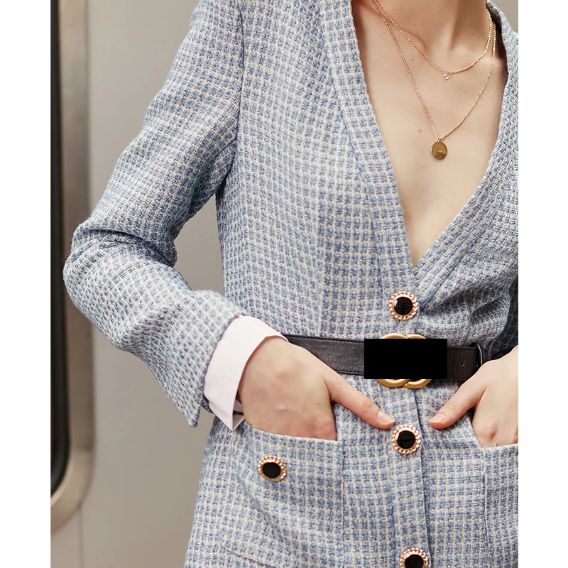 Женское платье-блейзер AEL облегающее мини-платье на пуговицах новинка 2019 |