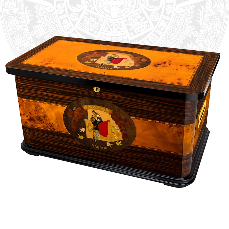 

LUBINSKI Humidor Large Capacity High Grade Romeo Box for 200 Cigars Piano Lacquer Luxury Cigar Moisturizing Cabinet CH-027
