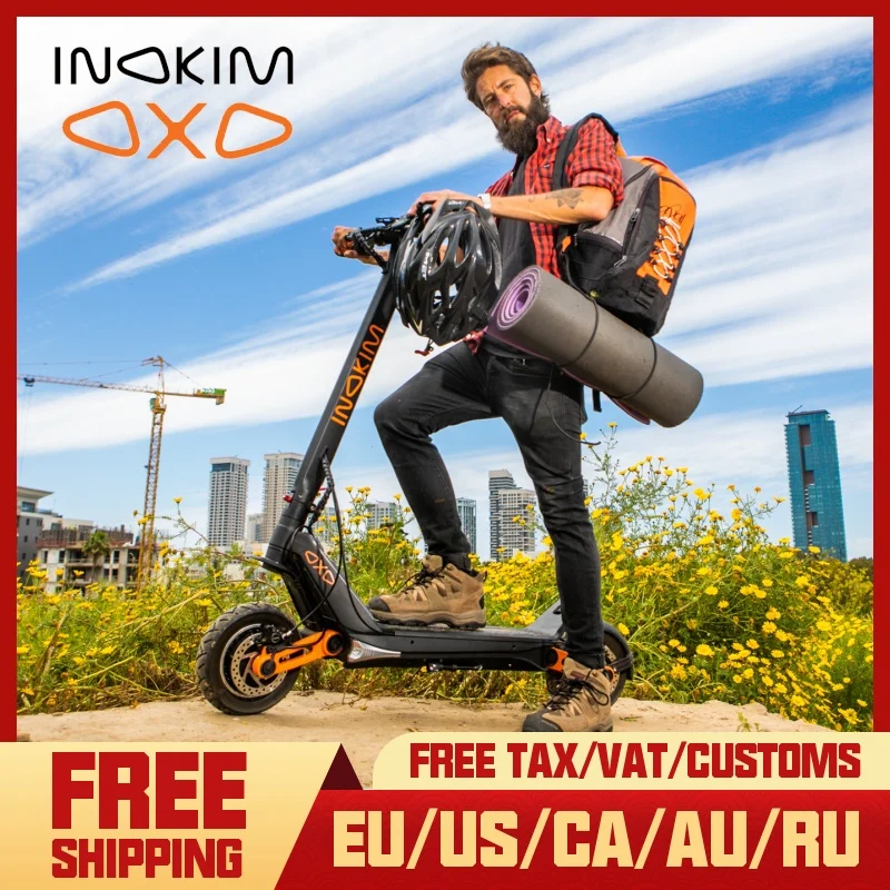 INOKIM OXO электрический скутер 10 дюймов 60 в 2600 Вт Двойной Мотор внедорожный