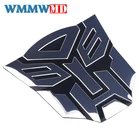 Автомобильное украшение autobot Наклейка 3D металлические креативные алюминиевые Трансформеры эмблема значок наклейка мотоцикл Стайлинг авто аксессуары