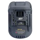 Адаптер зарядного устройства MD18M для Milwaukee или Dewalt, 18 в, литий-ионный аккумулятор M18 DCB200, преобразуется в makita 18 в, li-ion BL1860 BL1840