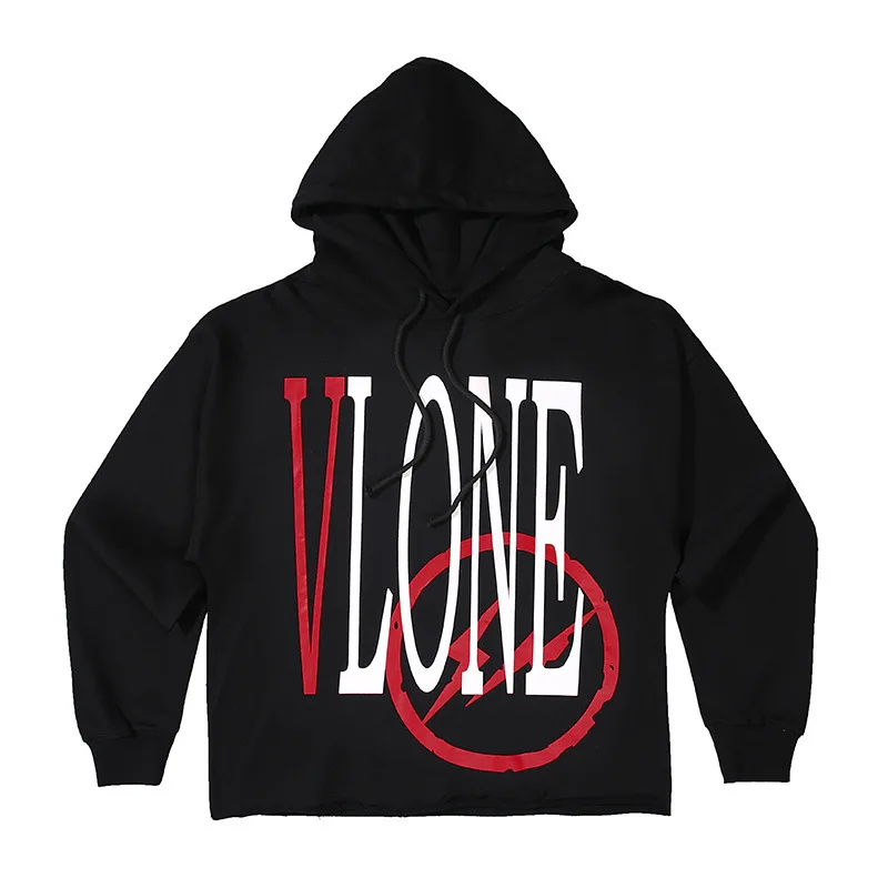 

Man Hoodies VLONE Cotton Sweatshirts Men Clothing Sweatshirt Woman Women's USA Brand Harajuku Hip Hop Friends Streetwear GRAY