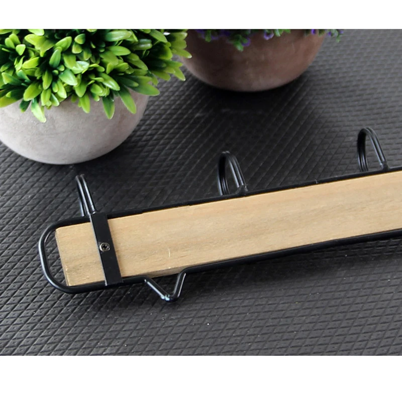Wooden Shelves Hat Key Holders Storage Shelf Hanging Hooks Wall Mounted Rack Wardrobe Scarves Ties Organizer Hanger Home Decor | Дом и сад
