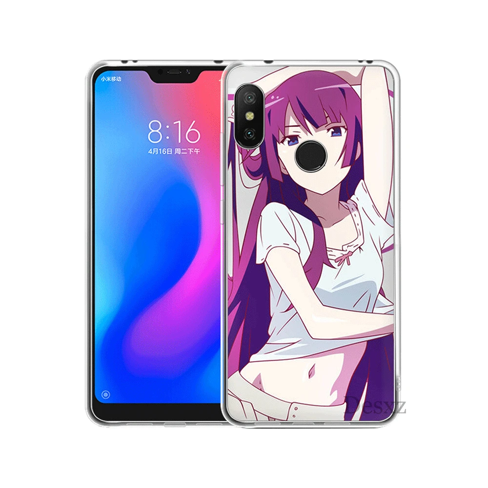 Мобильный чехол для телефона Xiaomi Redmi 7A K20 GO 7 4 Prime 3S 3 5 6 7Pro S2 4A 5A 6A крышка Senjougahara Hitagi
