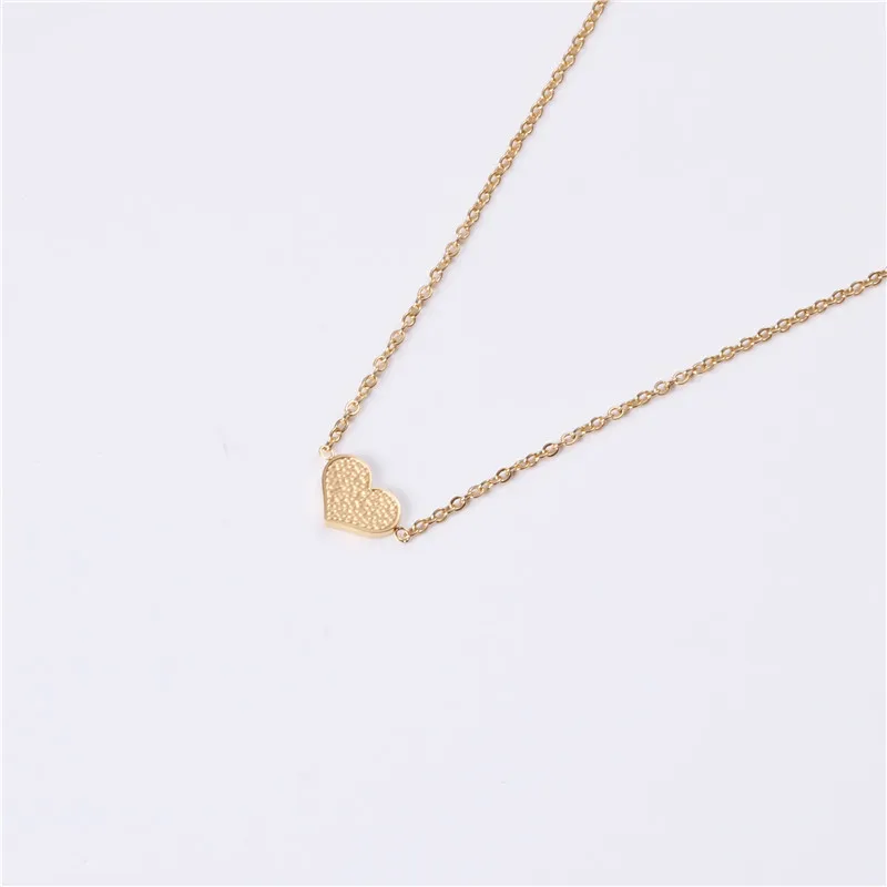 

High End Stainless Steel Jewelry Mini Heart Pendant Necklace For Women