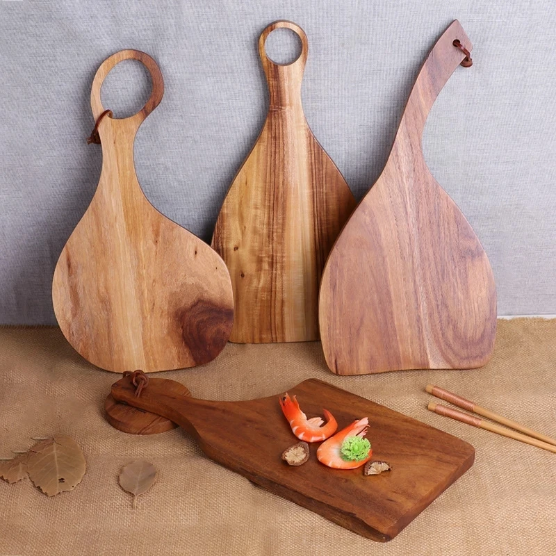 

Irregular Wood Cutting board Whole Wood chopping board Blocks Sushi Bread boardplate Real wood Pizza Chopping board tray