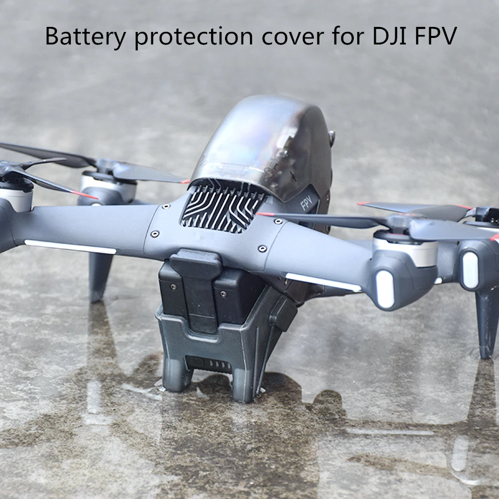 

New Battery Foot Pad Heightening Landing Gear Silicone Protective Cover Battery Cover Dustproof Accessories For DJI FPV Drone
