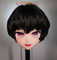 nfd013customize full head quality femalegirl resin japanese anime cartoon character kig cosplay kigurumi mask crossdress doll