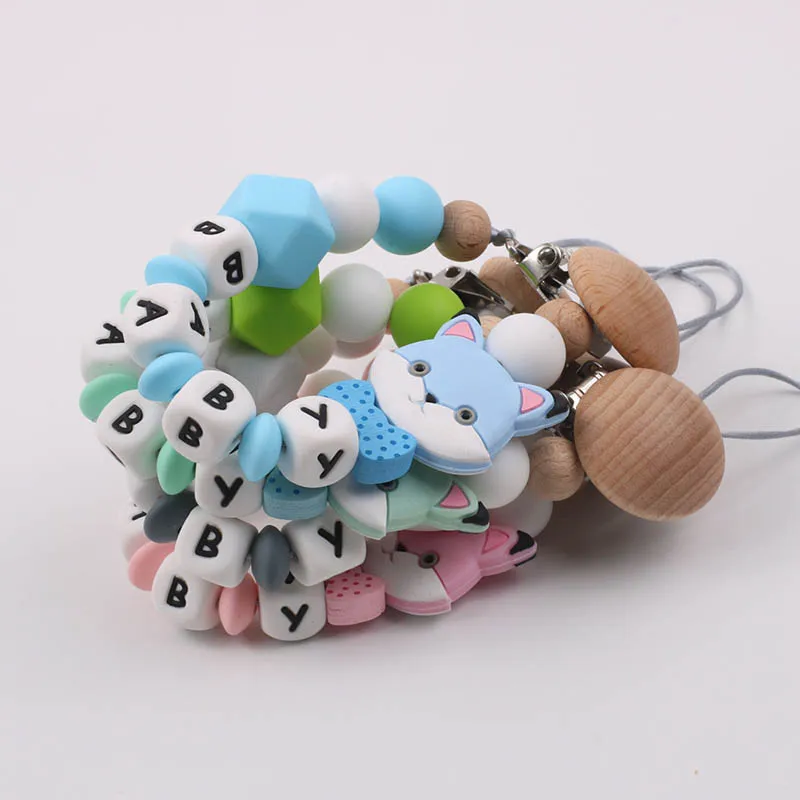 Настраиваемые Детские зажимы для пустышки силиконовый зажим-держатель детской