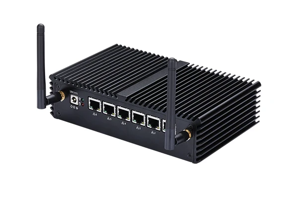 QOTOM pfSense устройство Q500G6 с ядром Skylake i7-6500U процессор Kabylake Core i7-7500U 6 гигабитный NIC безвентиляторный мини-ПК PFSense