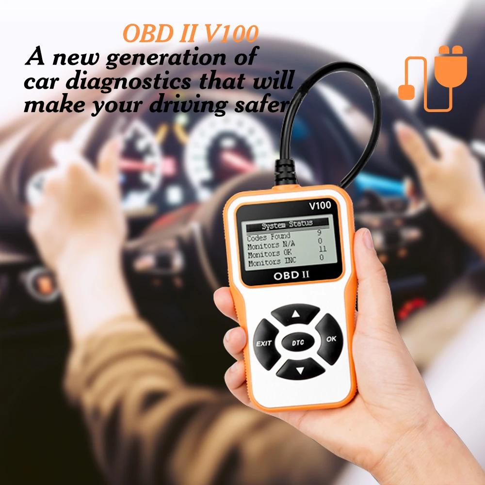Универсальный OBD2 сканер для Авто OBD 2 Автомобильный диагностический инструмент