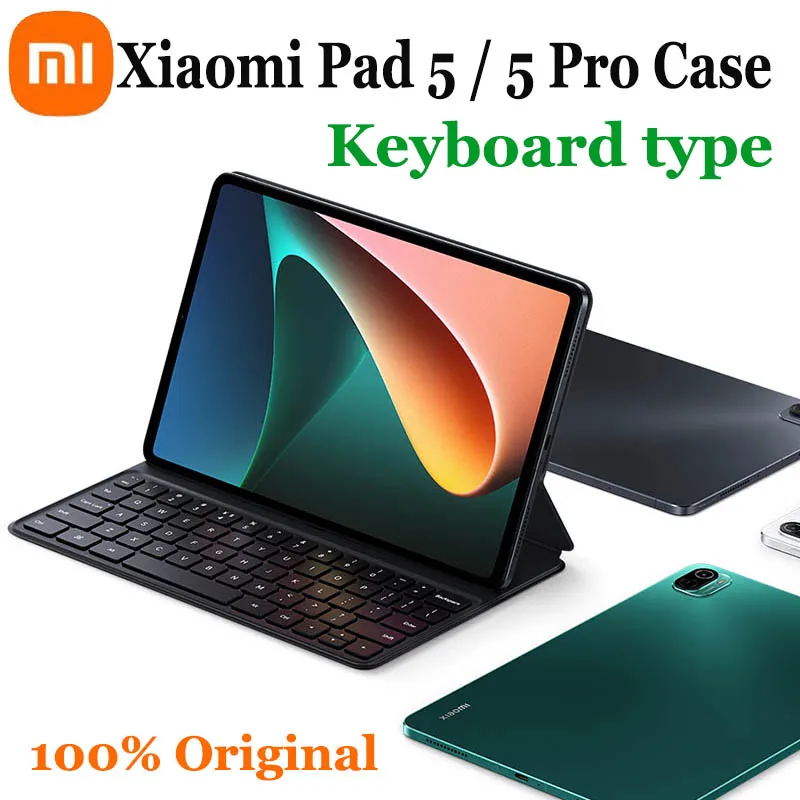 Оригинальный чехол для Xiaomi pad 5 Pro с сенсорной панелью и клавиатурой подходит