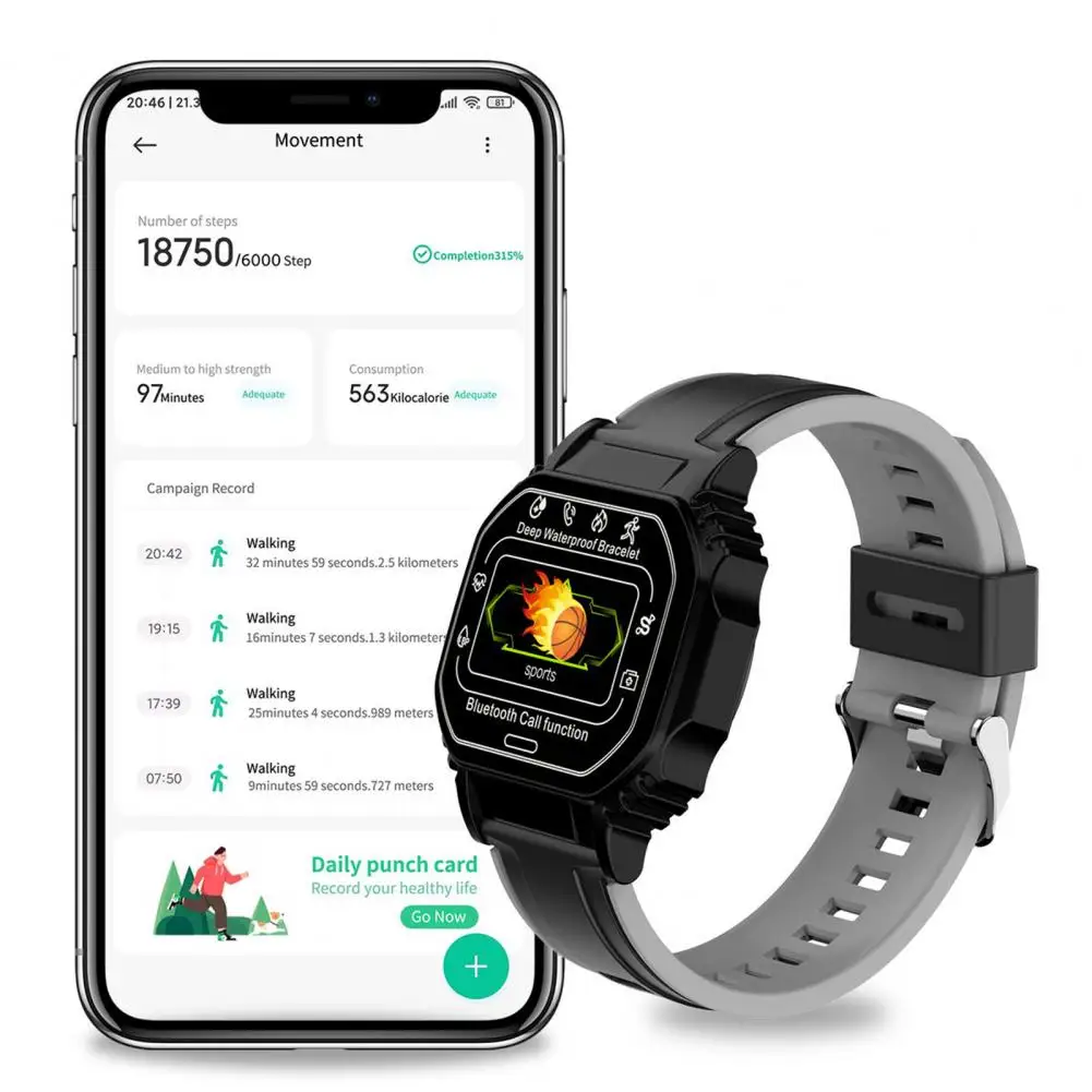 Спортивные фитнес-часы 0 96 дюйма для Android iOS B2 Bluetooth-совместимые часы