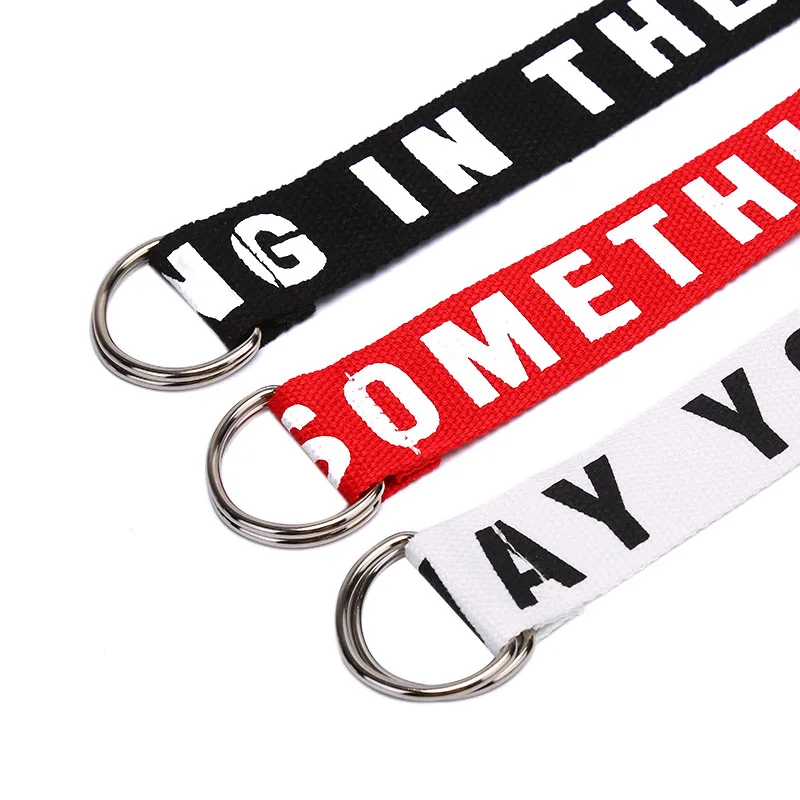 

Double D Ring Belt Harajuku Women Men Long Belt Canvas Belt For Jeans Gifts