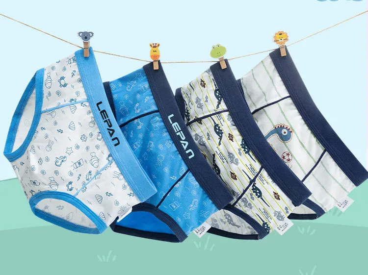 Летнее хлопковое нижнее белье для мальчиков детские шорты Нижнее 3 4 6 8 10 12 14 лет