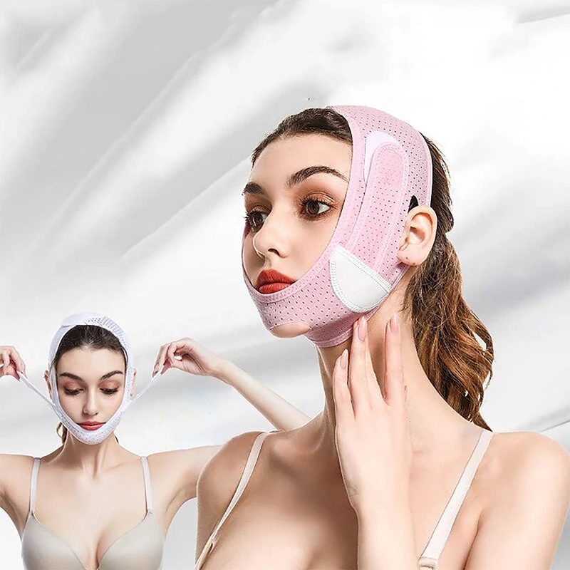 

V-образная повязка для лица для подтяжки лица и снятия фигуры