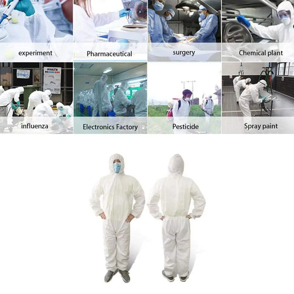 Одноразовый Антибактериальный изоляционный костюм спецодежда защитная одежда