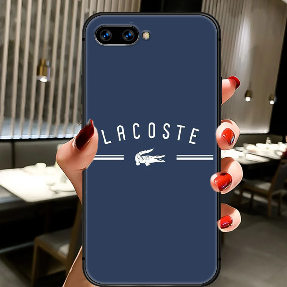 

Luxury Brand Fashion LACOETE Phone Case Cover Hull For HUAWEI Honor 8 8c 8a 8x 9 9a 9x V10 MATE 10 20 I Lite Pro black