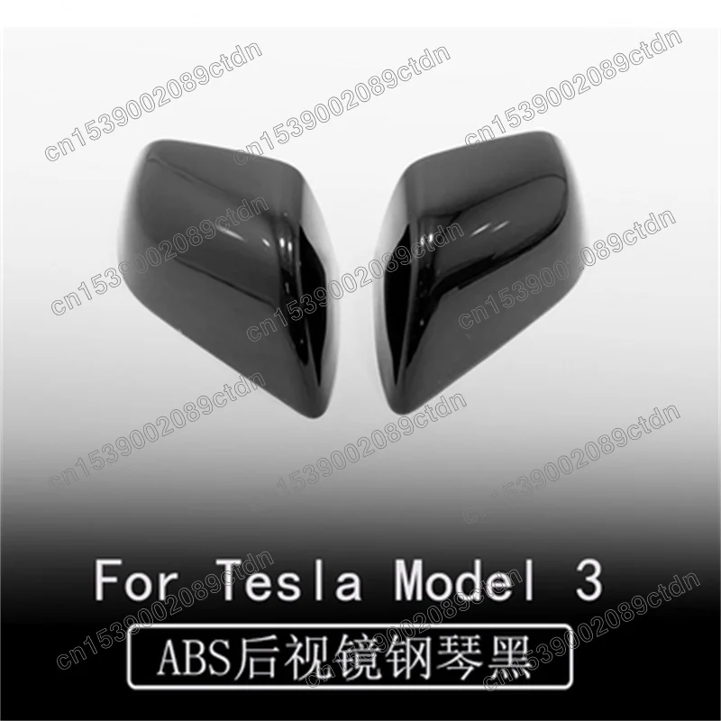 

For Tesla Model 3 2021 ABS Rear View Mirror Cover Trims Side Door Rearview Mirrors Frame Protector Chrome Car Accessories