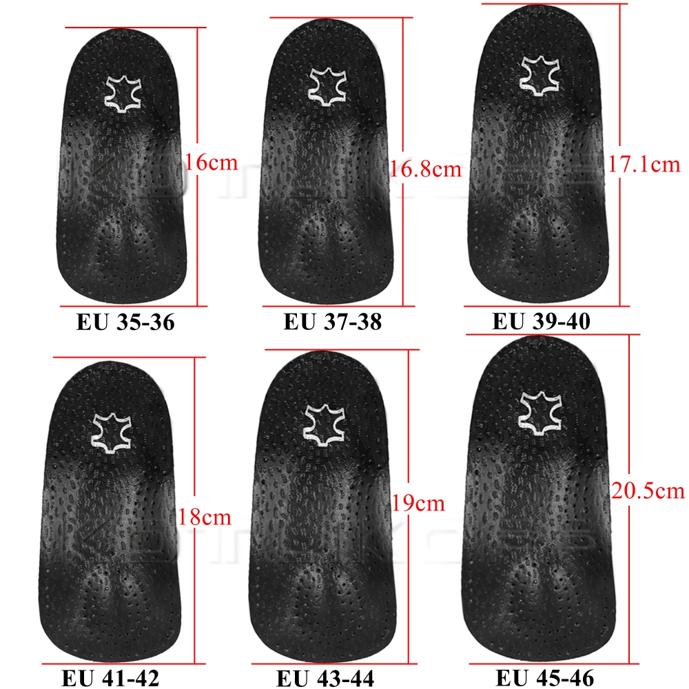 KOTLIKOFF Leather Orthotic Insoles Orthopedic Flat Feet Heel Pain Arch Support For Man Woman Business Shoe Insoles Sole Insert
