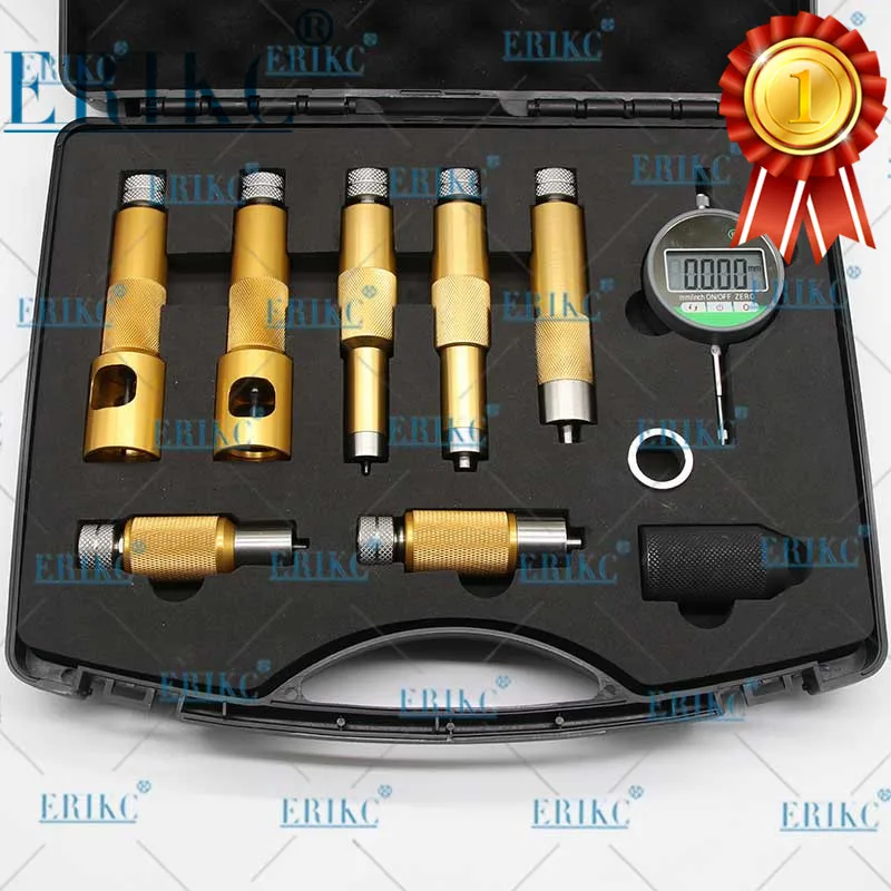 

ERIKC E1024007 Black Color Injector Gaskets Shims Lift Measure Instrument Cr Injector Nozzle Washer Space Testing Tools Sets