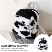 1pc plush mini backpack travel bag shoulder storage backpack for women girls
