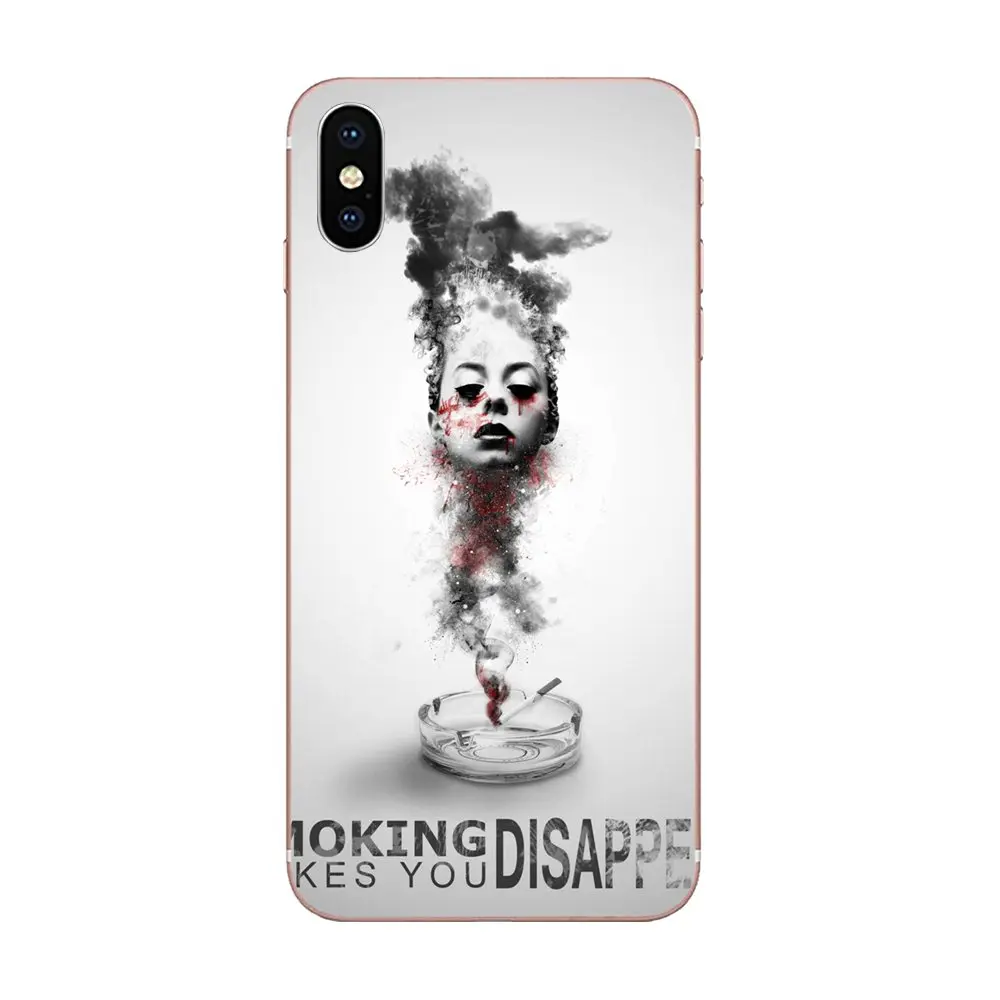 Пользовательских крутых сигарету Smoking kills для Huawei Honor Nova Примечание 5 5I 8A 8X10 Pro 9X Moto G