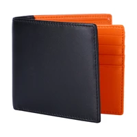 hot selling mens wallet cowhide coin money clips with multi card slots and large capacity anti theft small money bag