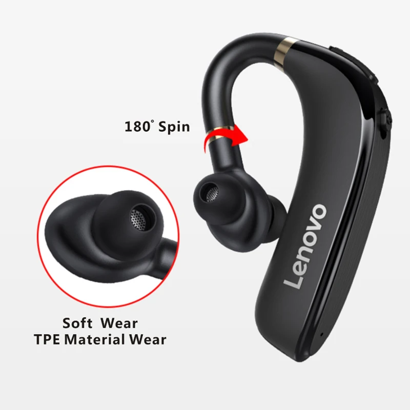 Bluetooth-наушники Lenovo HX106 с ушным крючком IPX5 5 0 дюйма | Электроника