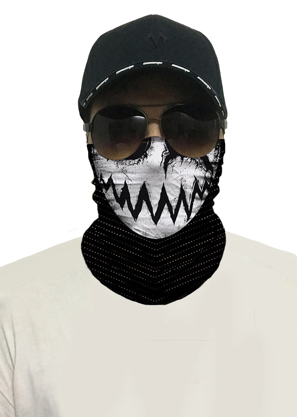 3D Маскарадная маска на Хэллоуин Балаклава мотоцикл езда велосипеде шейный