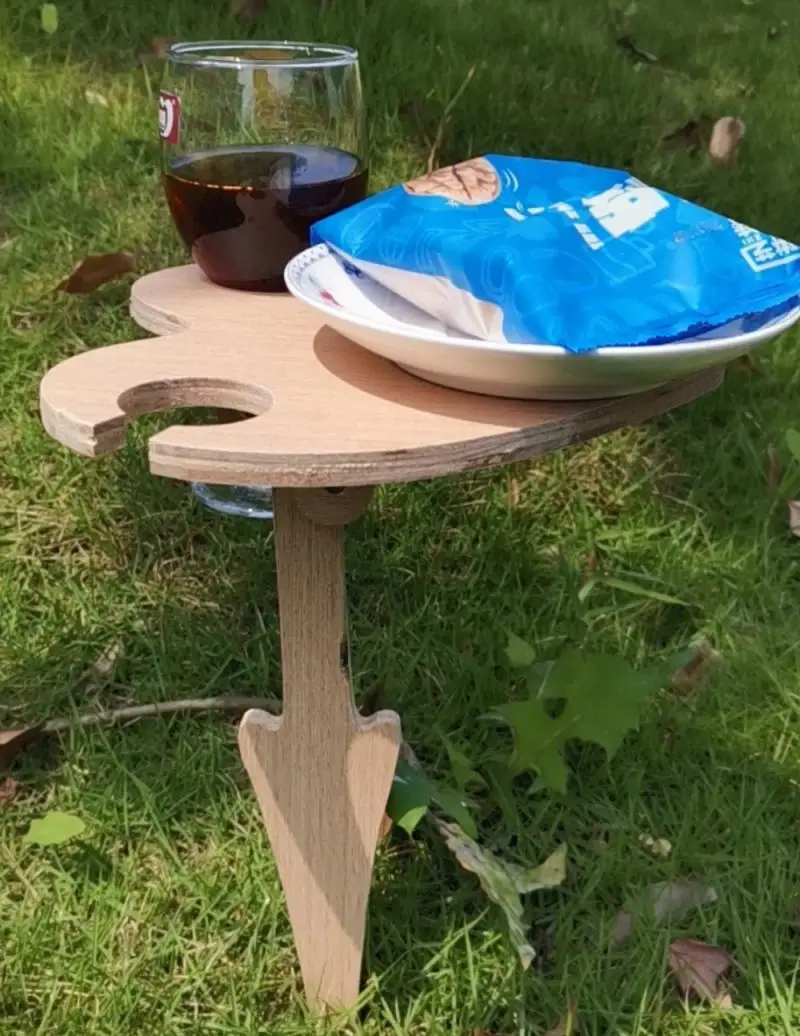 

Складной стол Love, уличный столик для пикника и вина, простой современный держатель для стаканов, для дома и улицы