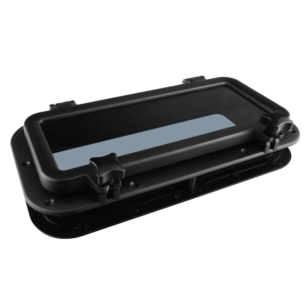Прямоугольное окно portole с ABS пластиком и закаленным стеклом для лодки яхты