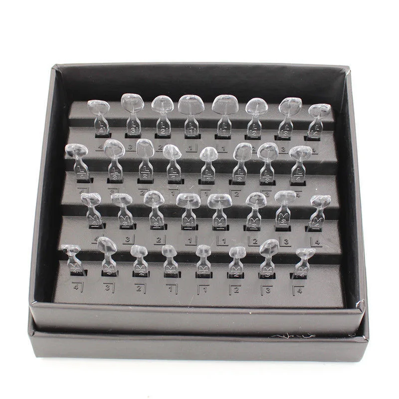 32pcs/set Dental Veneers Mould Autoclave Composite Resin Mold Light Cure Fast Quick Anterior Front Teeth Whitening Tools